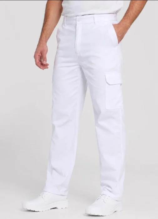 Pantalón Cargo Blanco Grafa