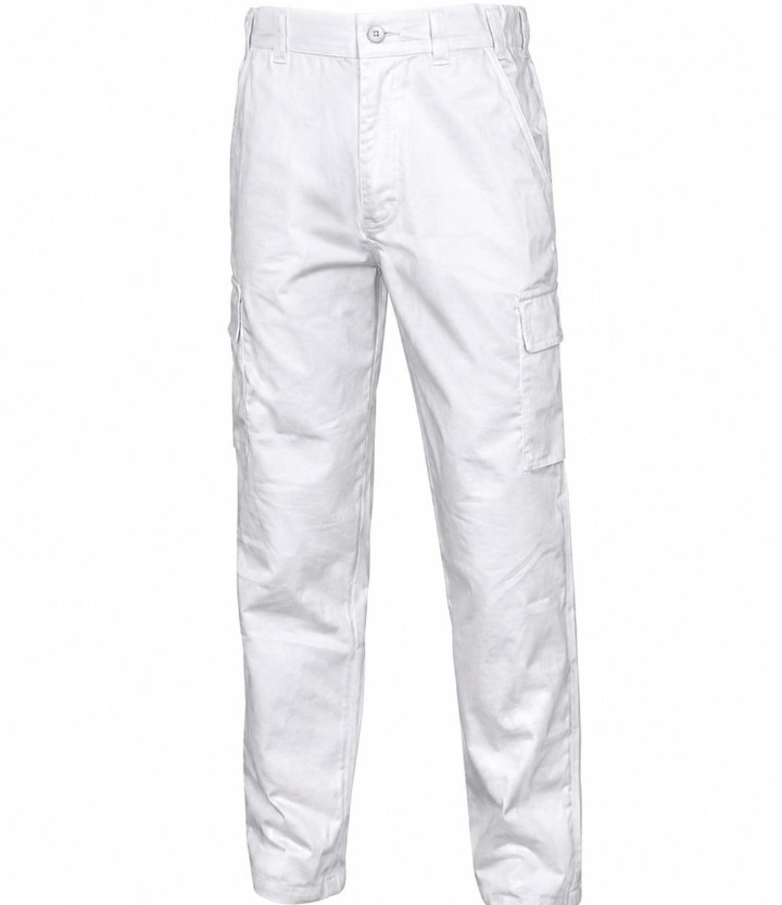 Pantalón Cargo Blanco Grafa - Imagen 2