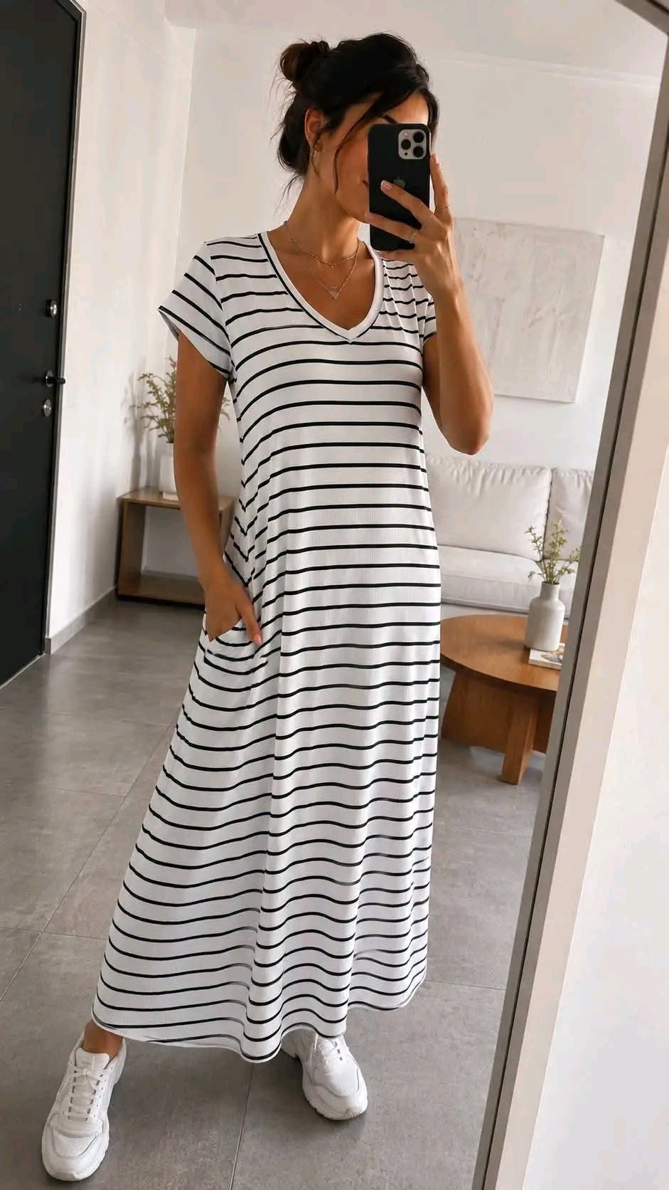 Maxi Vestido Belu Rayado - Imagen 4