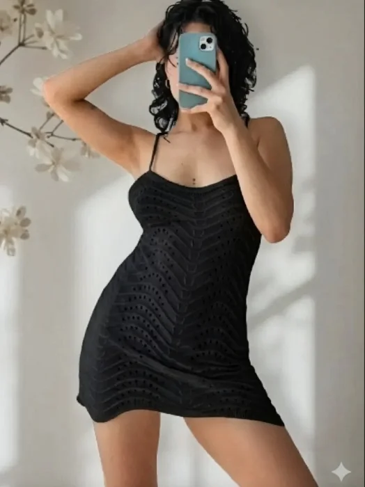 Vestido Hilo Algodón Coral