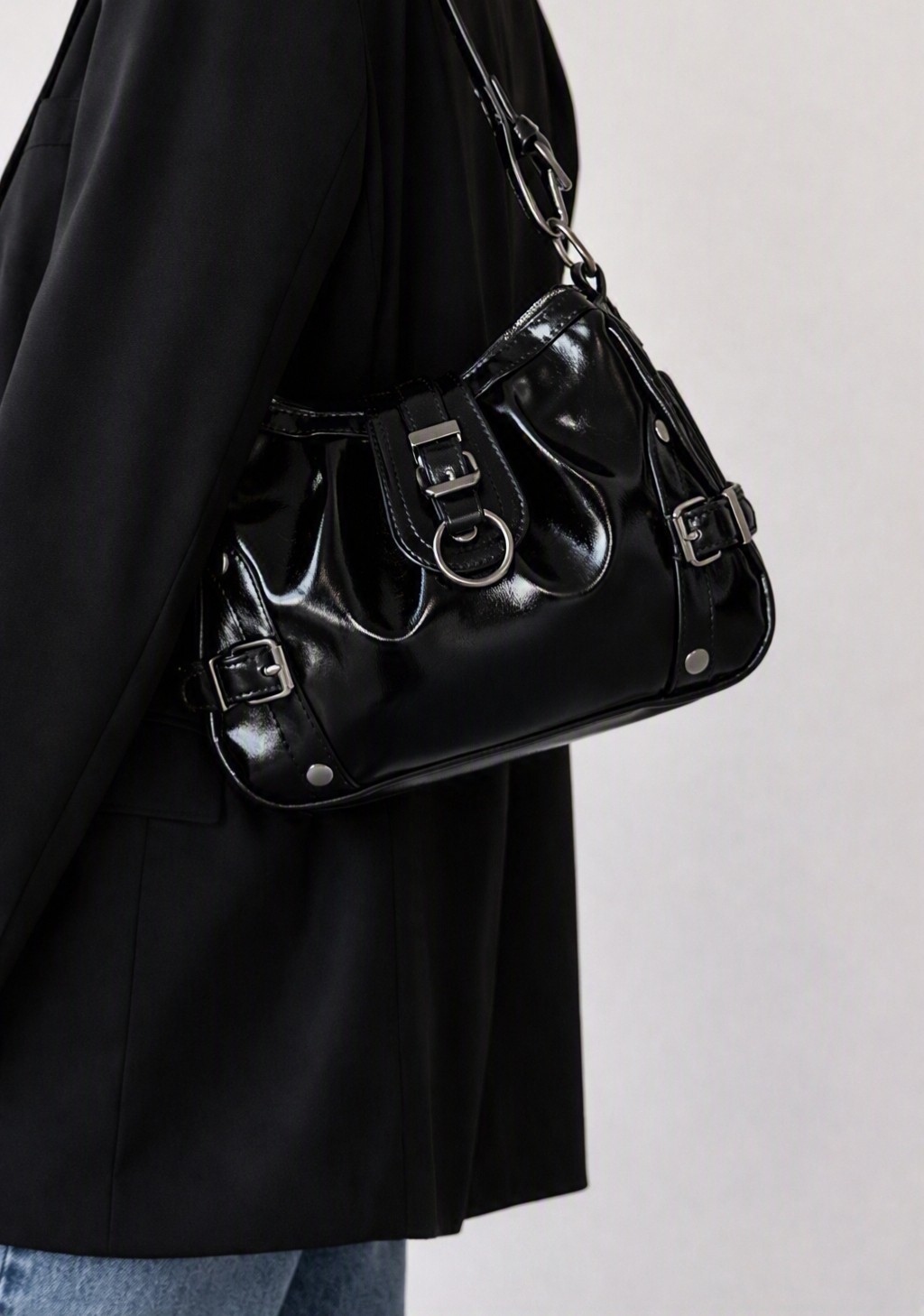 Mini Bag 5 Hebillas Argolla - Imagen 2