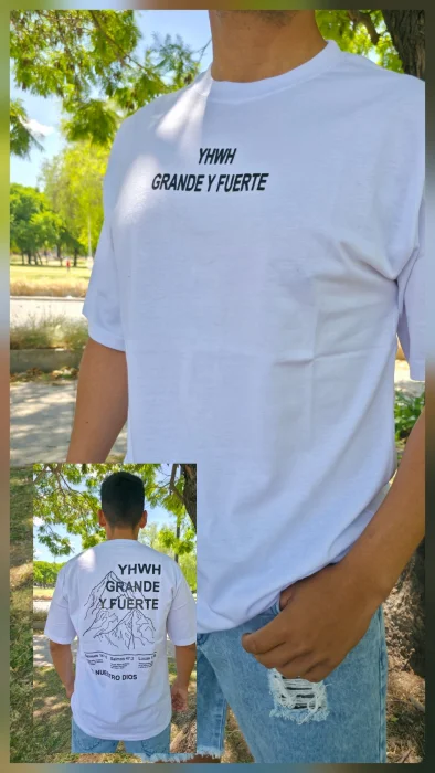 Remeras Overzice Doble Estampada