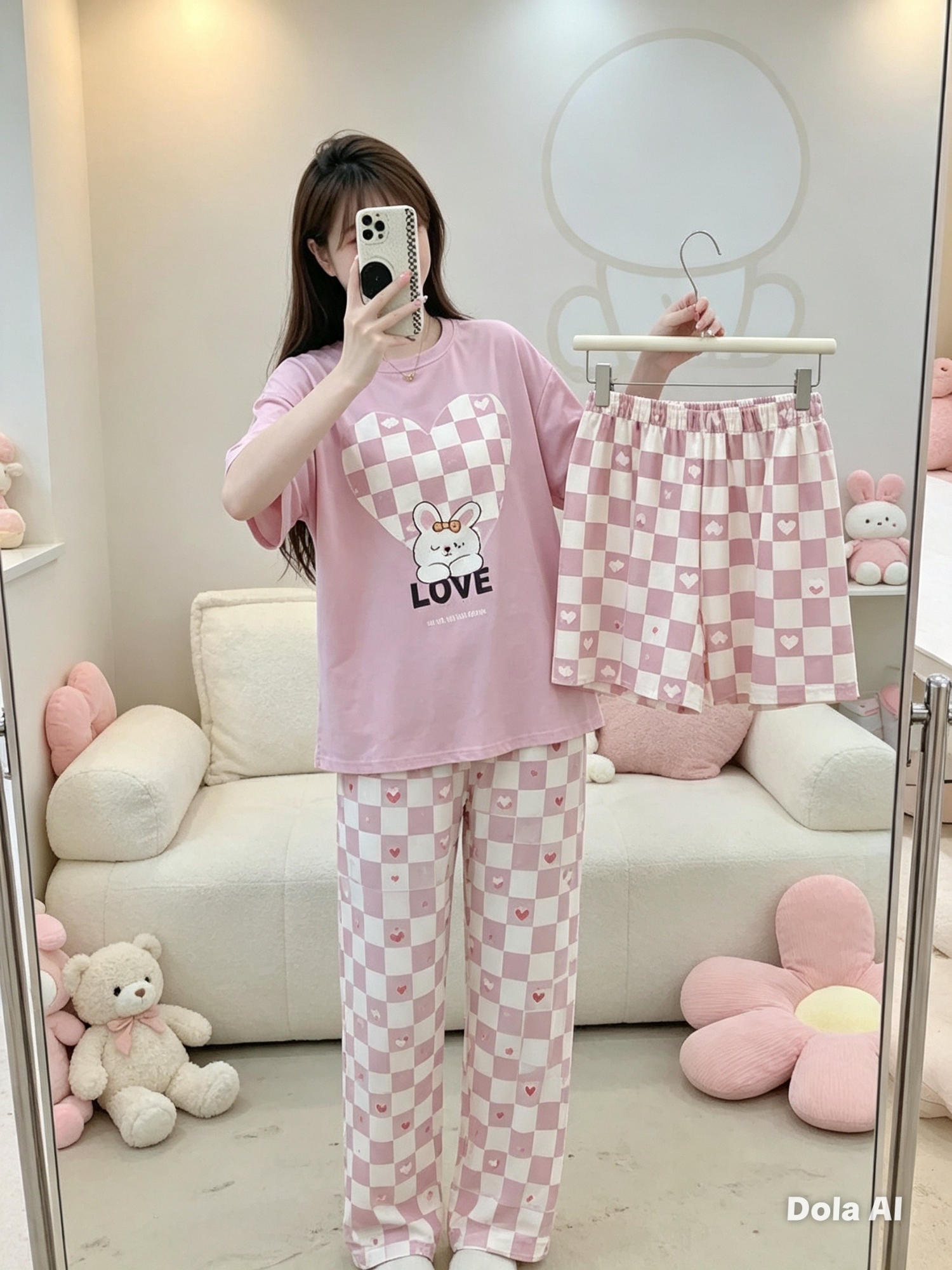 Pijama Set 3 Piezas D'lirio (precio X Mayor) - Imagen 2