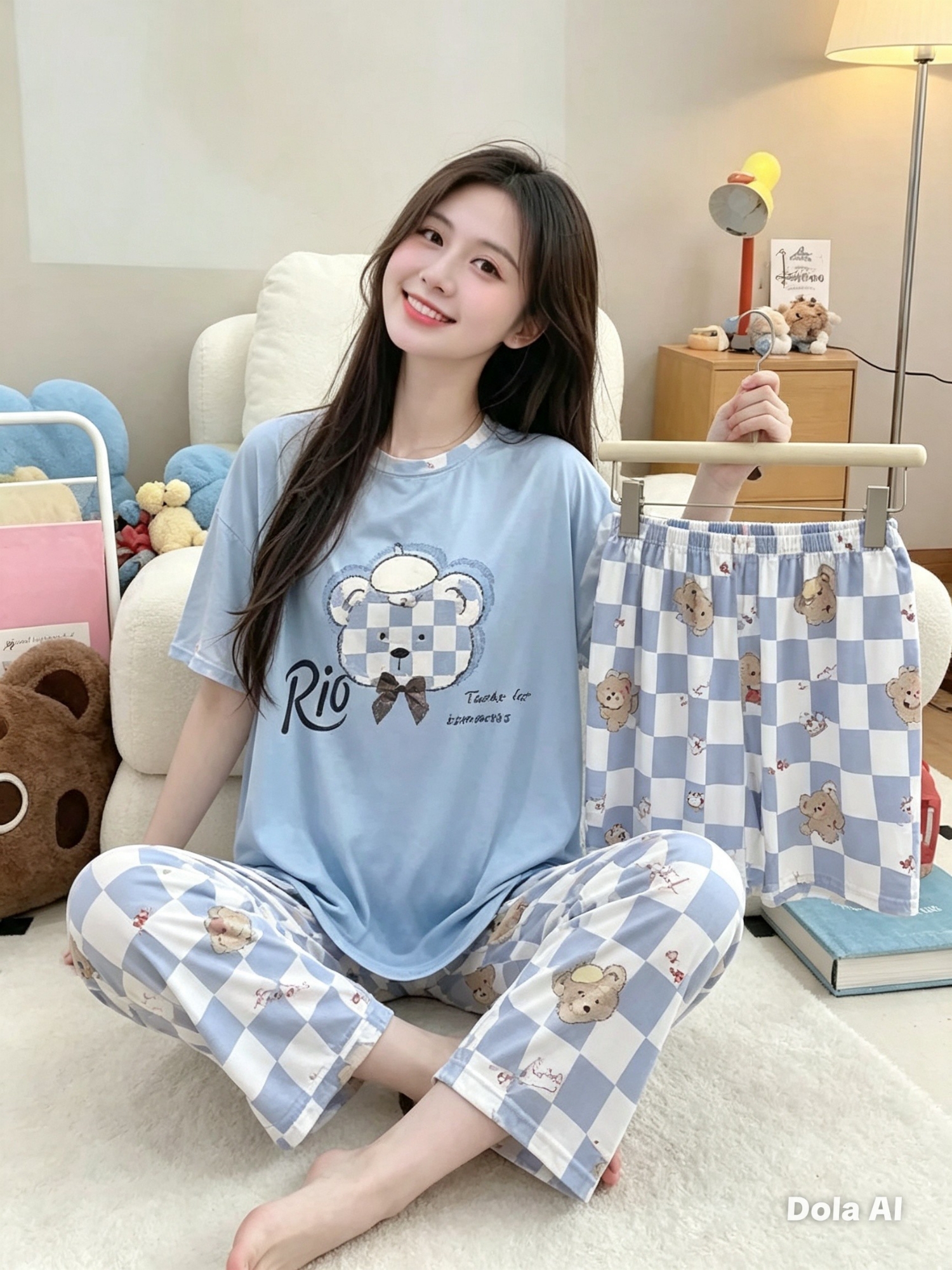 Pijama Set 3 Piezas D'lirio (precio X Mayor) - Imagen 3