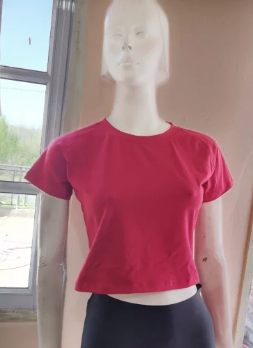 Crop Top Algodon Lycra