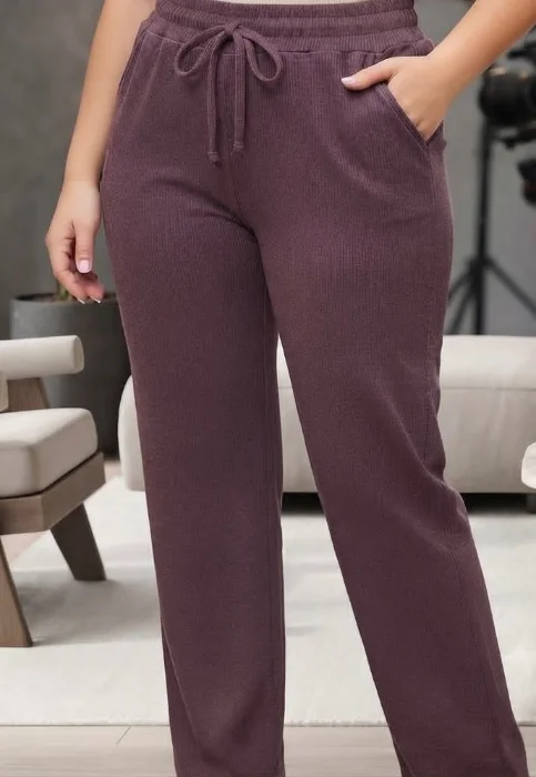 Pantalones Rectos de Darlon Elastizado