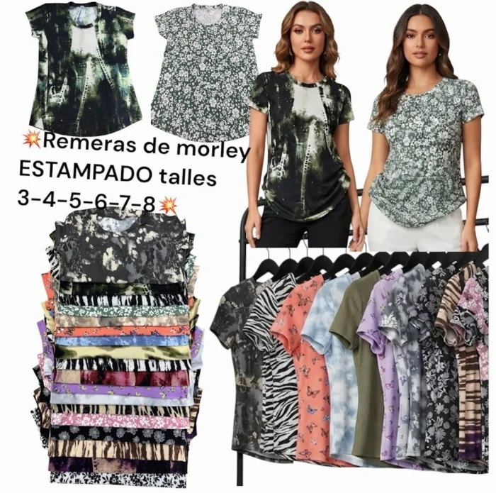 Remera Morley Estampado Especiales