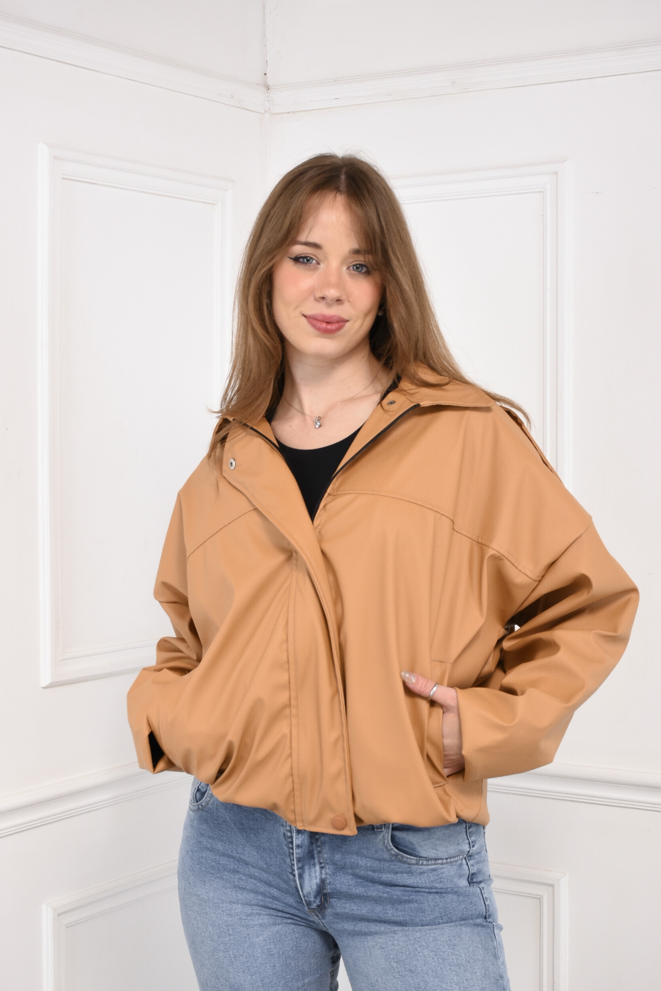 Camperas Bombers Eco Cuero Obersay - Imagen 2