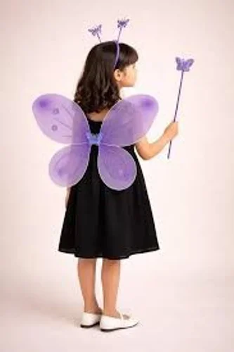 Set Alitas Diadema y Varita C/luz