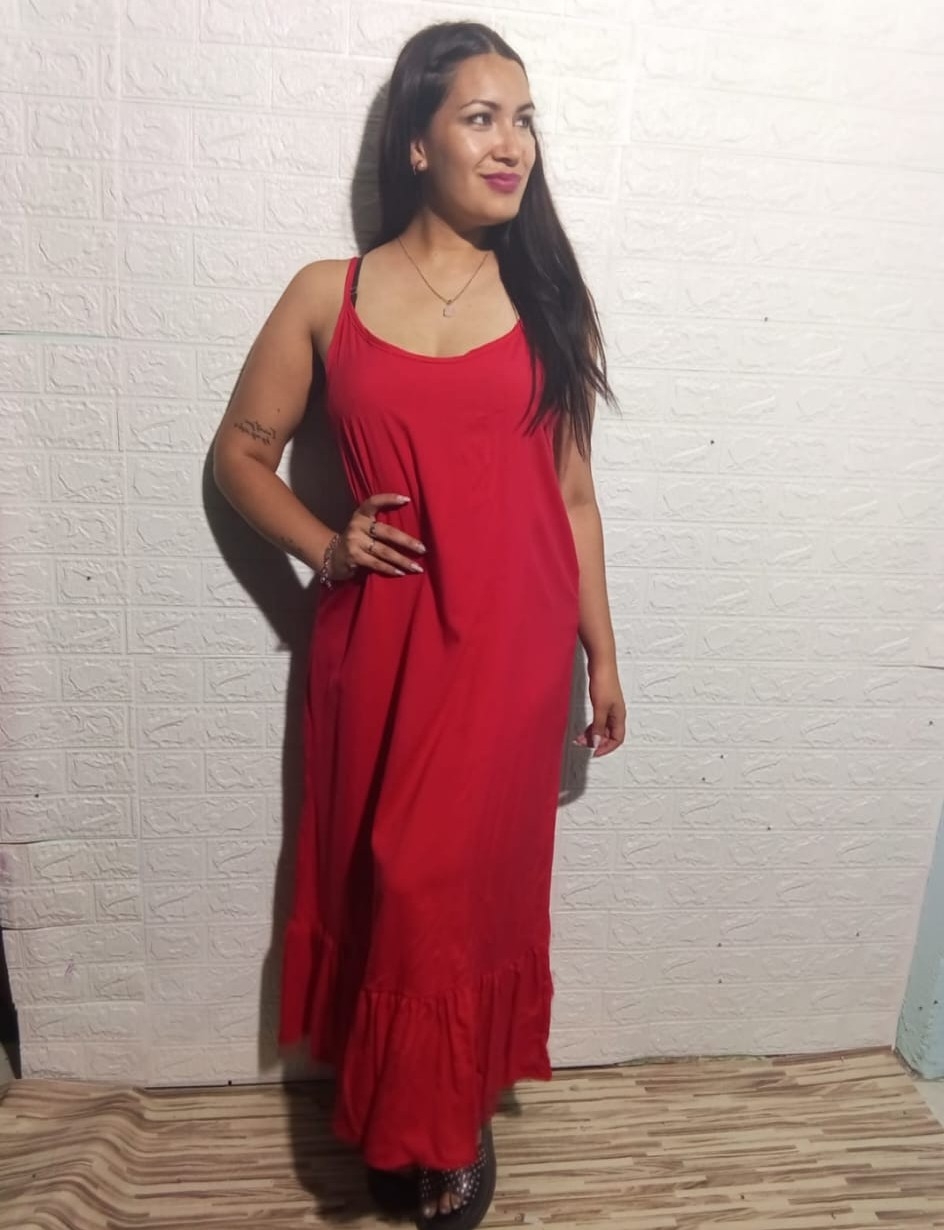 Vestido Luna con Volado de Poplim - Imagen 3