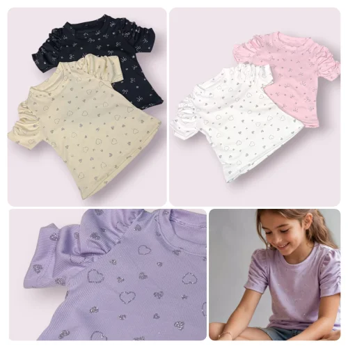 Remeras de Nena Manga Princesa