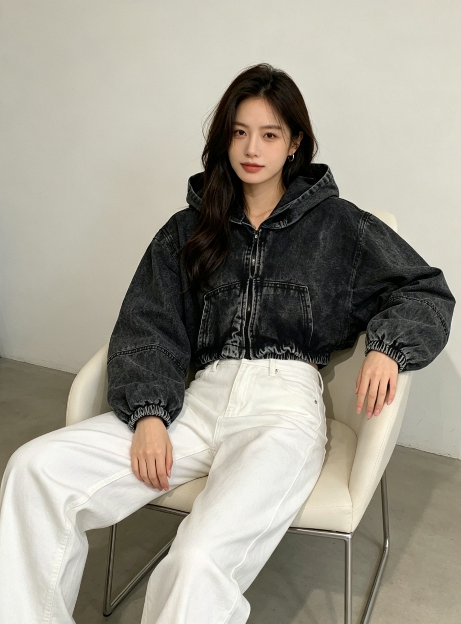 Campera con Capucha y Elástico - Imagen 2