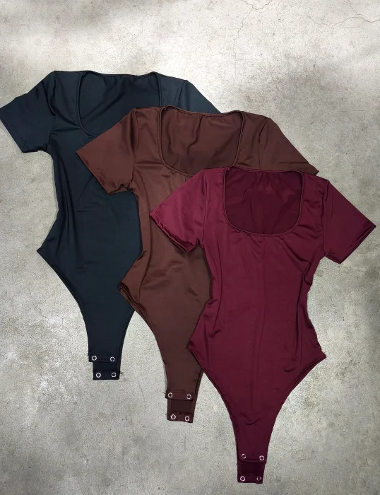 Body Manga Corta Lycra