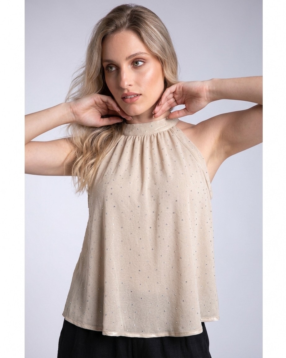 (em4736) Halter con Strass 5041 - Imagen 2