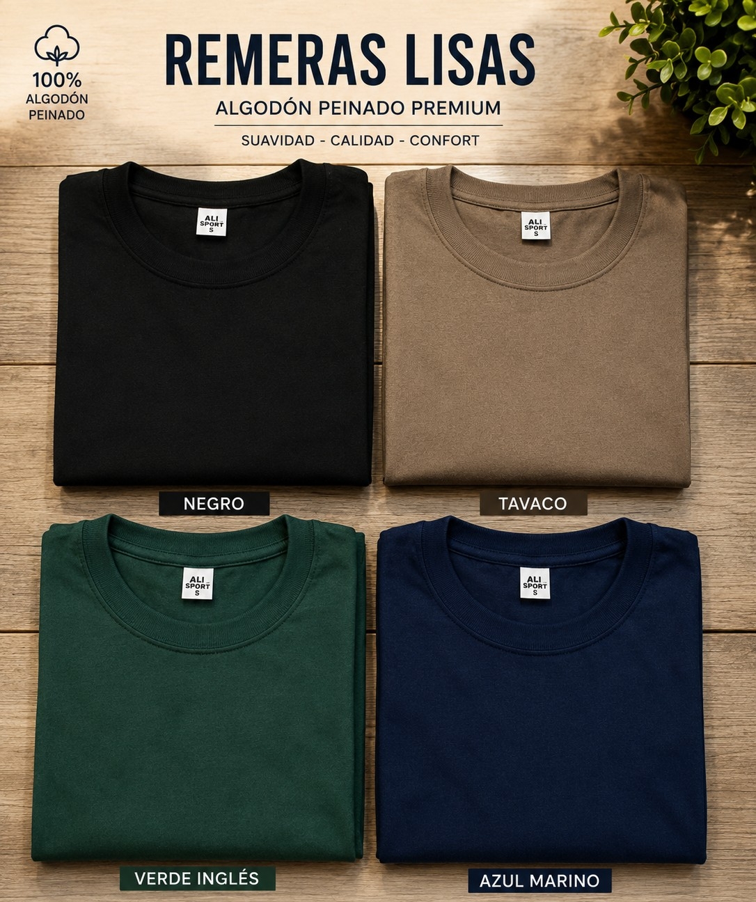 Remera Lisa - Imagen 4