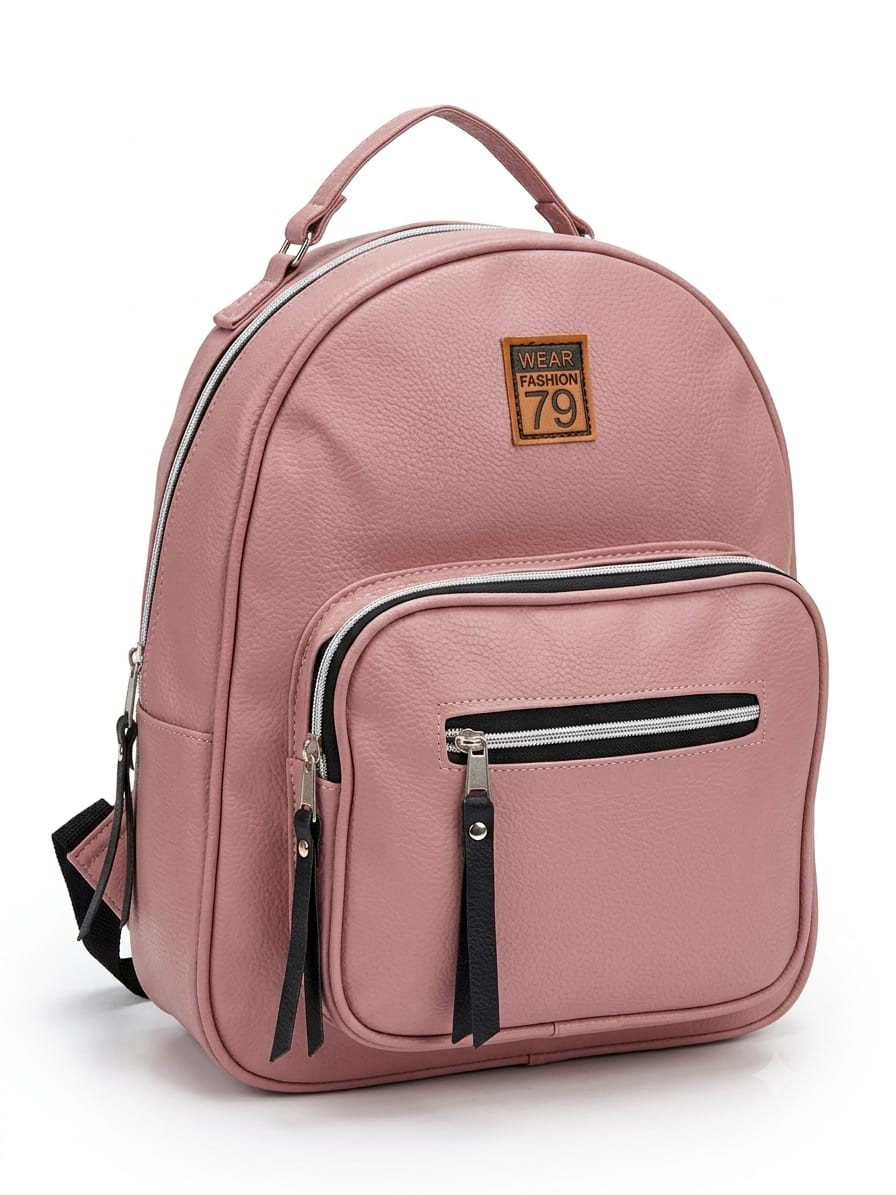 Mochila Lisa Cierre Blanco - Imagen 3