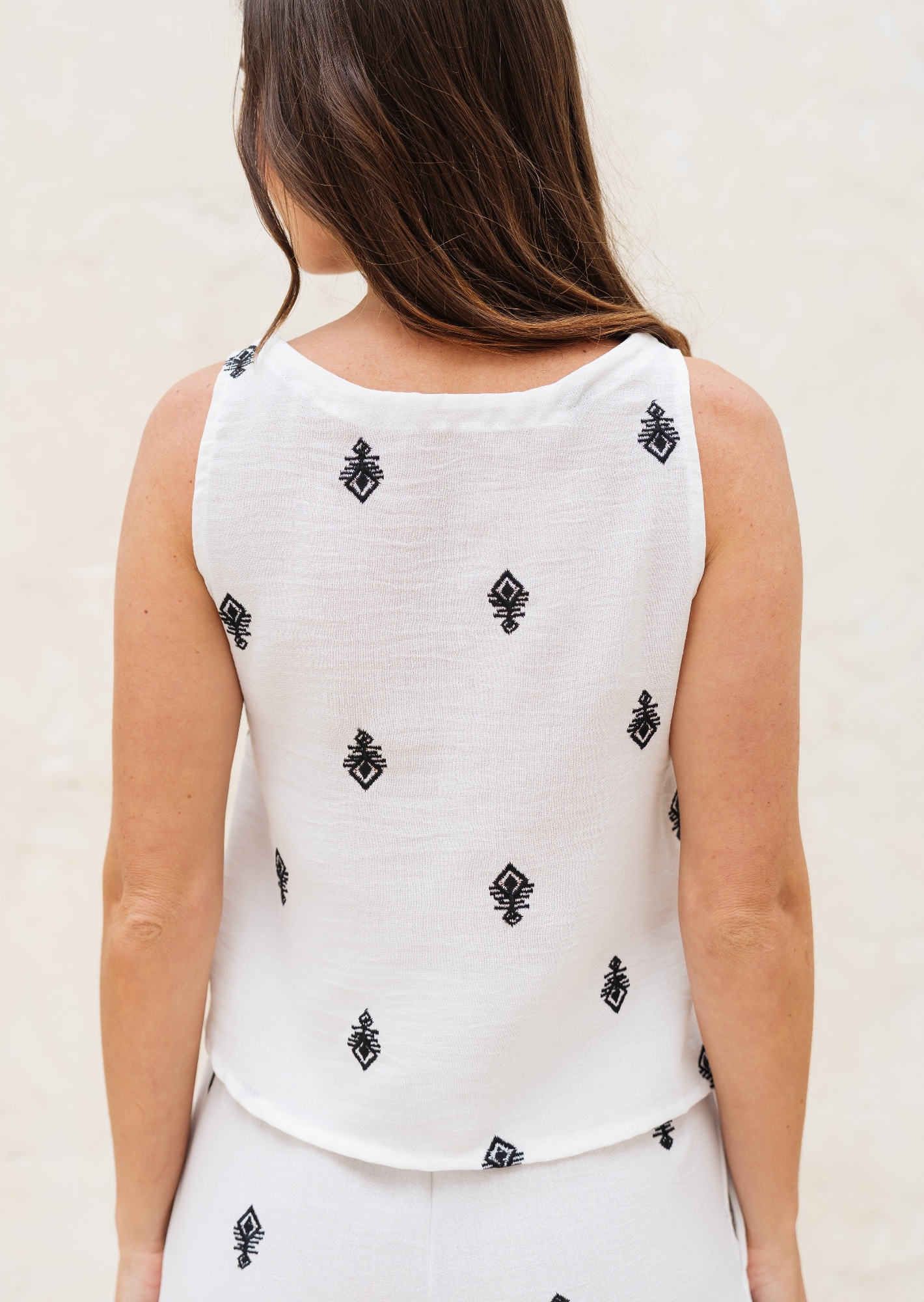 Musculosa Lino Bordado - Imagen 3