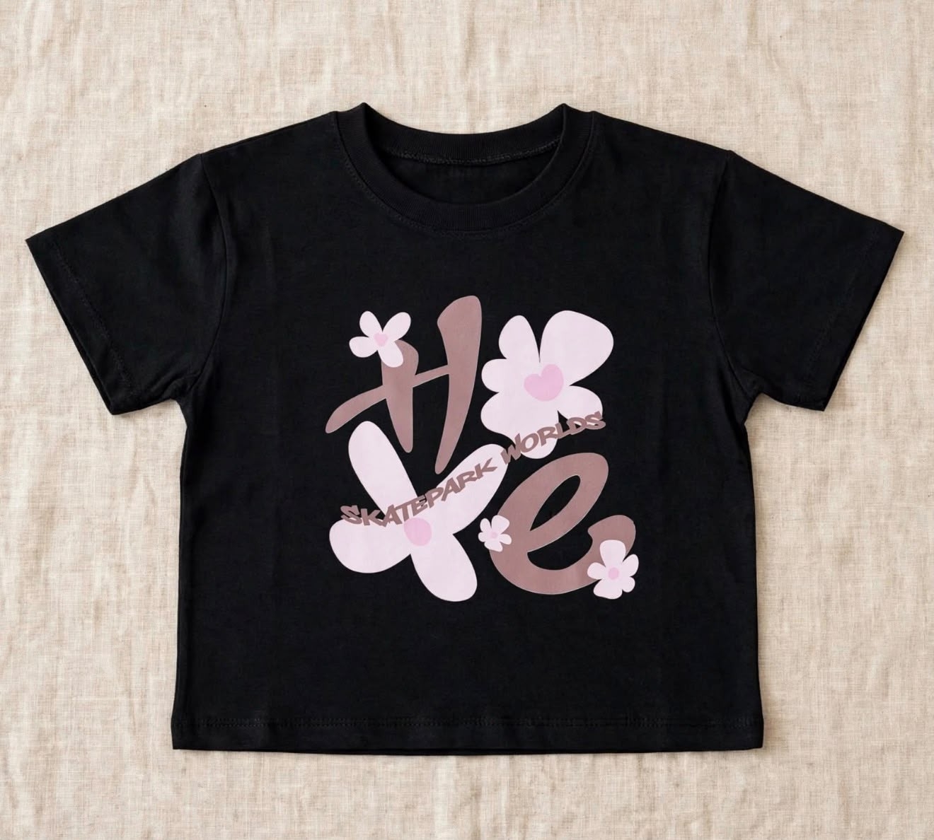 Remera Flor Algodón Peinado - Imagen 2