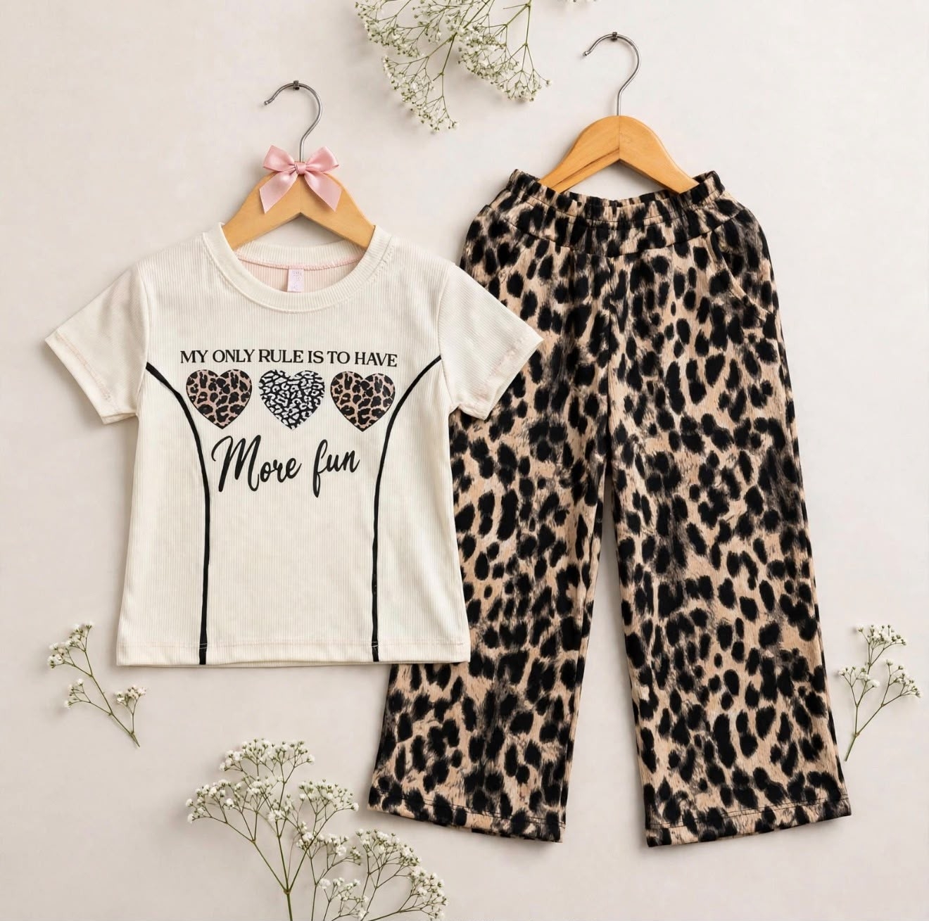 Conjunto Animal Print Corazones - Imagen 2