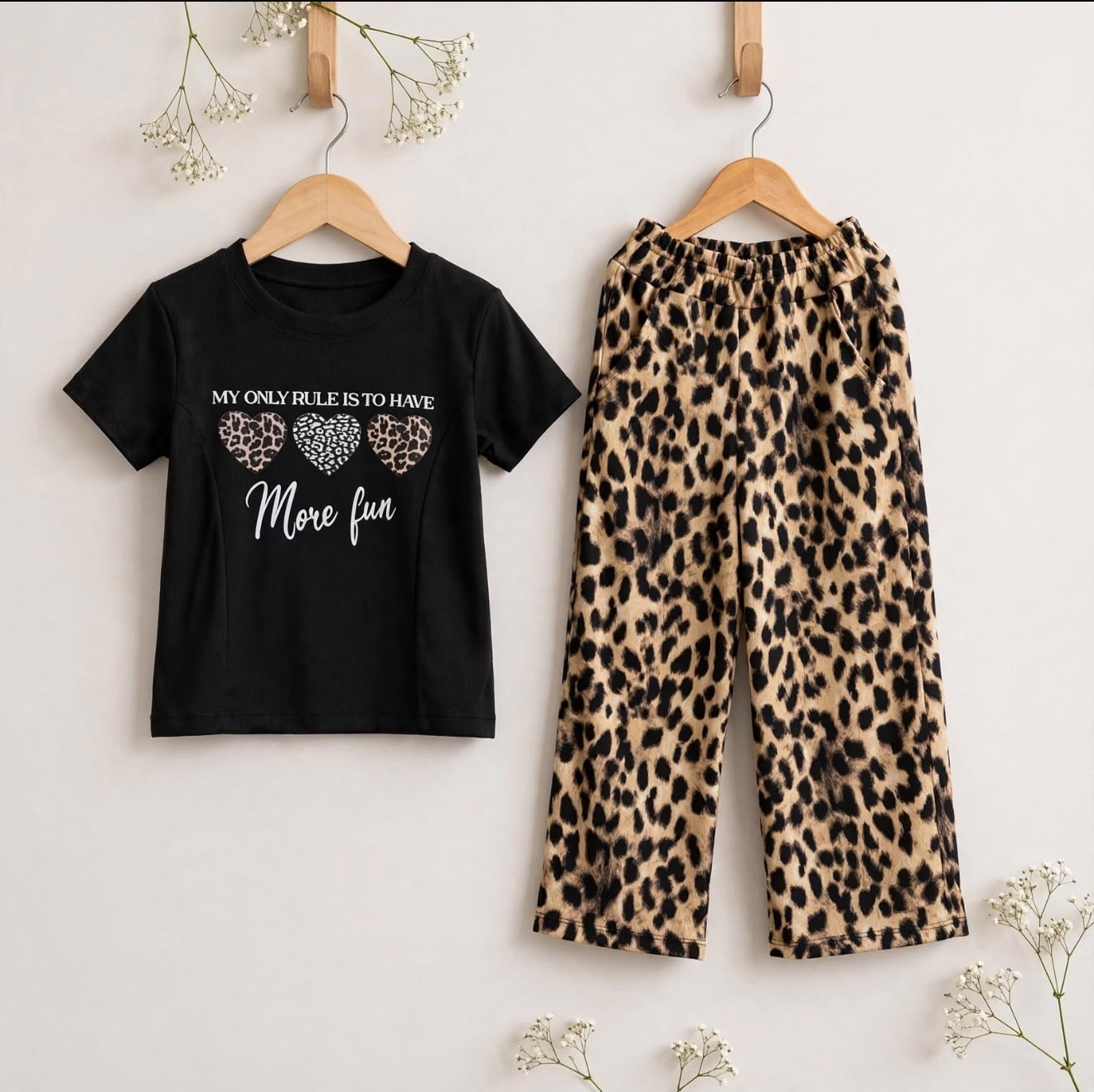 Conjunto Animal Print Corazones - Imagen 3