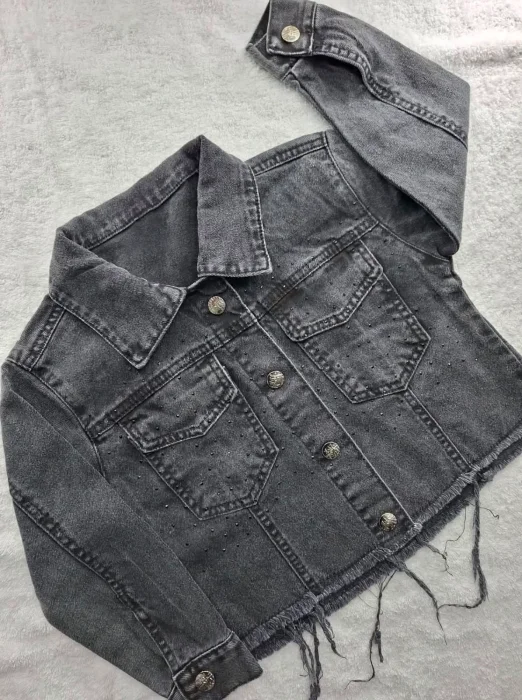 Campera Jeans Deflecada