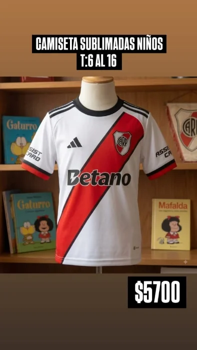 Remera Sublimados Niños