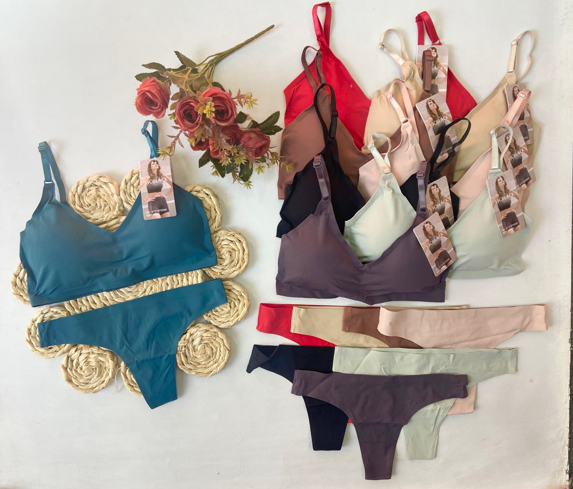 Conjunto 2da Piel C/broche - Imagen 2
