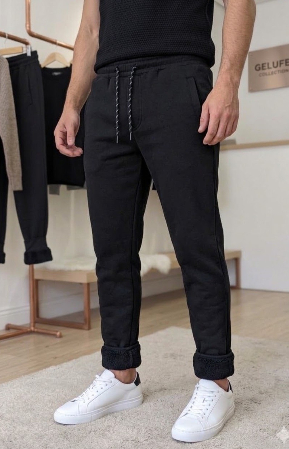 Pantalon de Hombre con Piel - Imagen 2