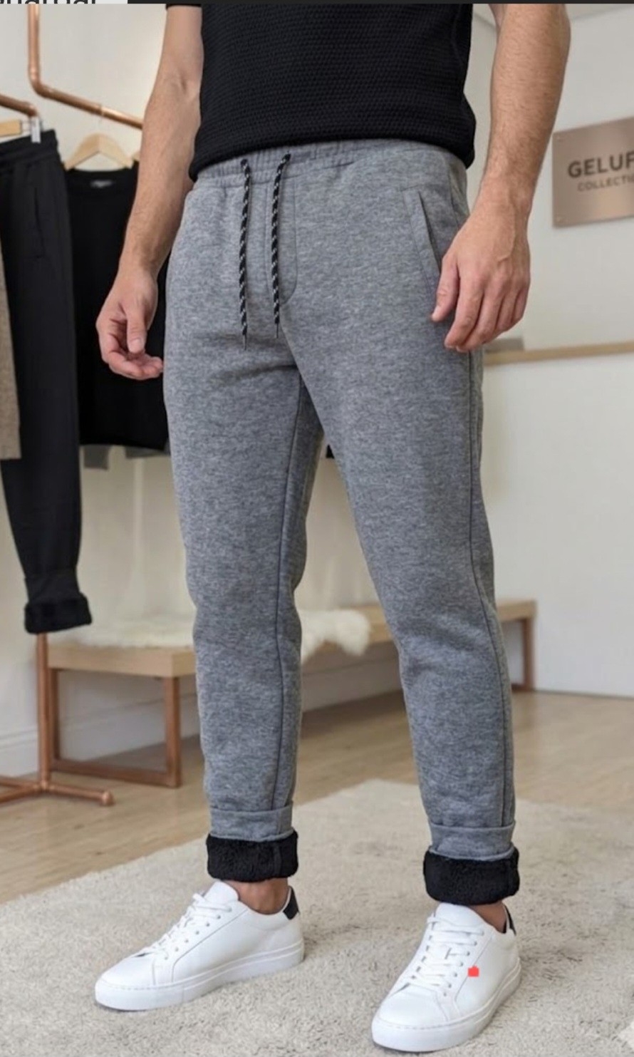 Pantalon de Hombre con Piel - Imagen 3