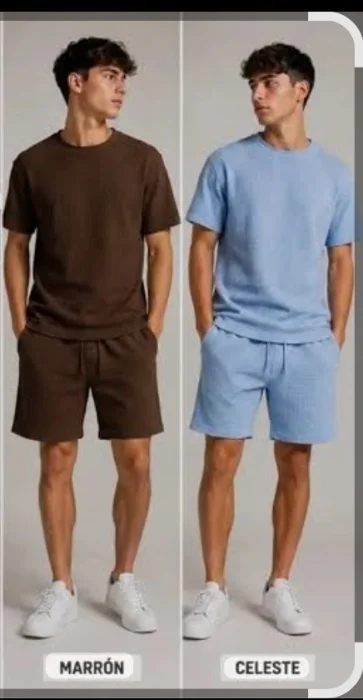 Conjunto Hawai Remera y Short Hombre