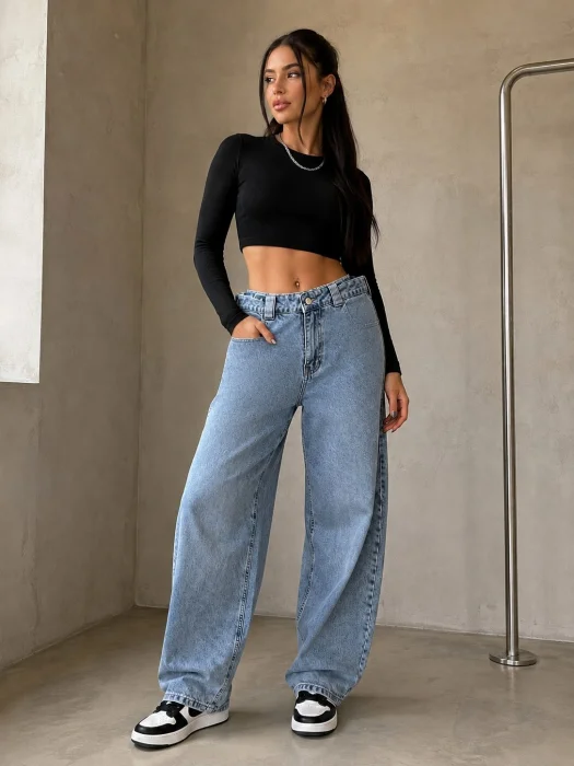 Baggy Cargo Cielo
