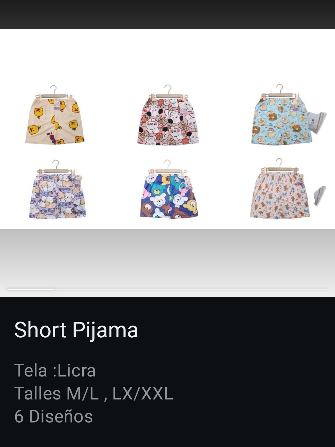 Short Pijama 1 Piezas - Imagen 2