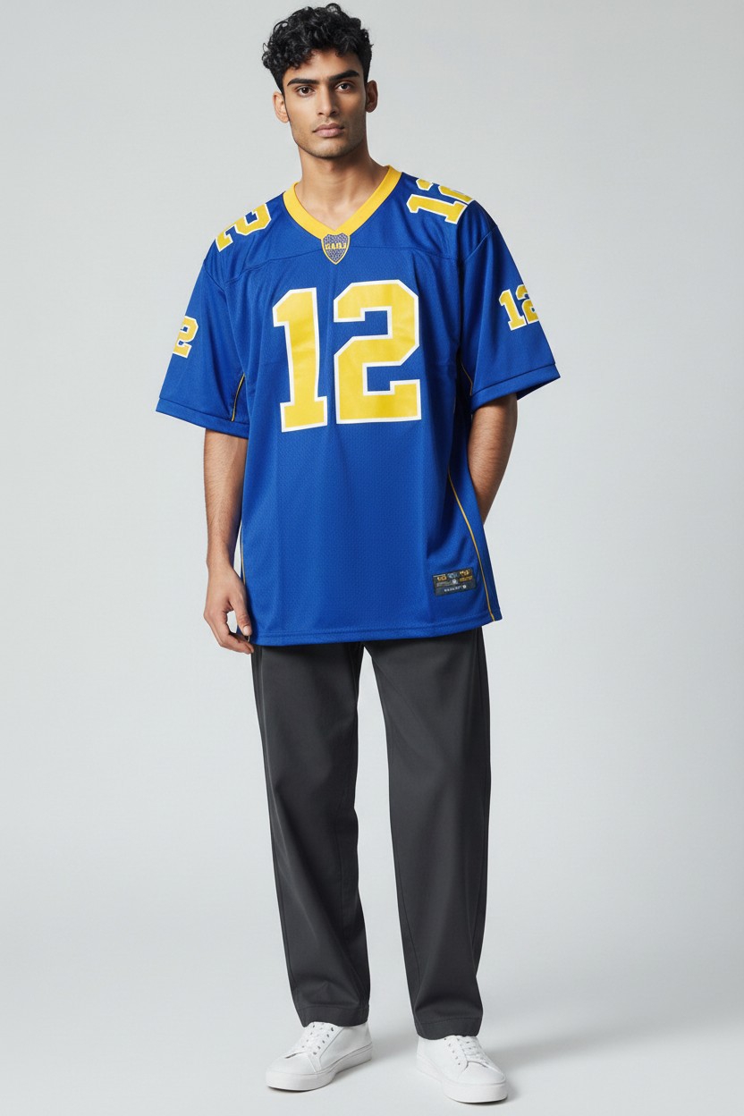 Remera Oversiz Boca Adulto - Imagen 2