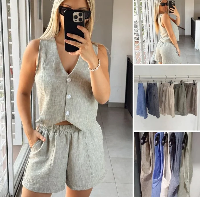 Chaleco y Short Conjunto