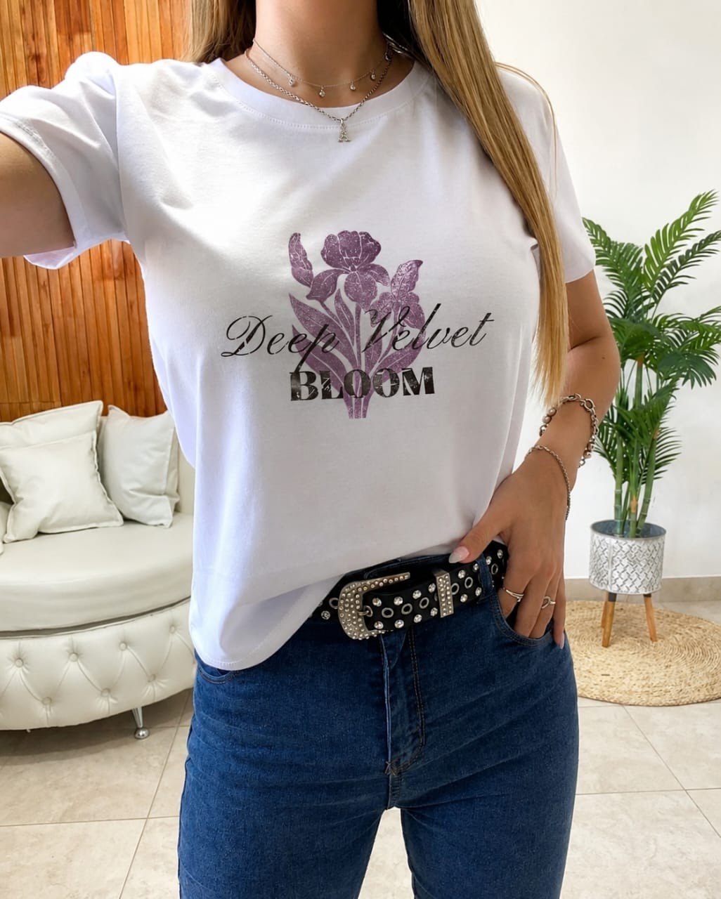 Remera Algodón Estampado "bloom" - Imagen 2