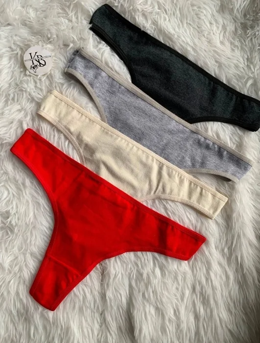 Pack X 3 Colales Lisas Algodón Lycra