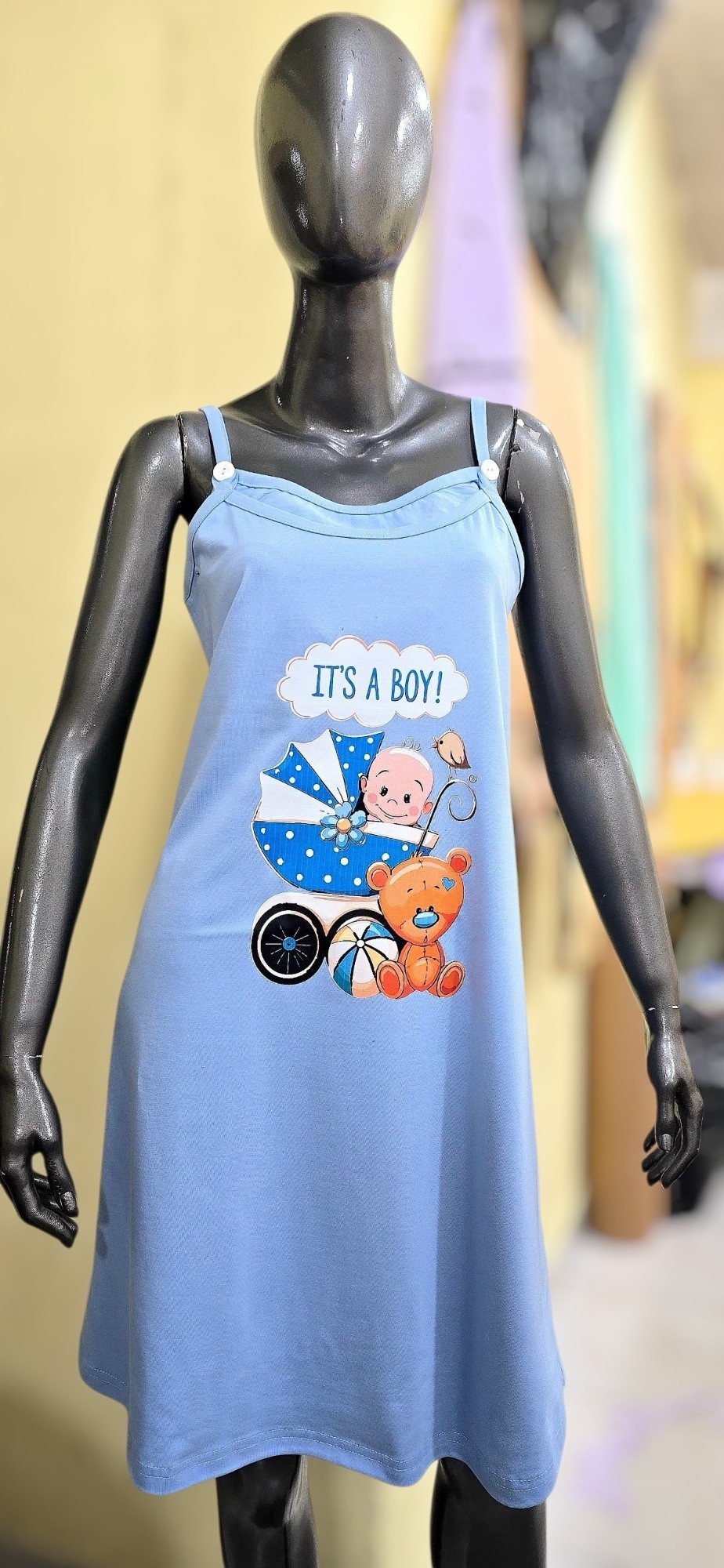 Camison Maternal  (100%algodon) - Imagen 2
