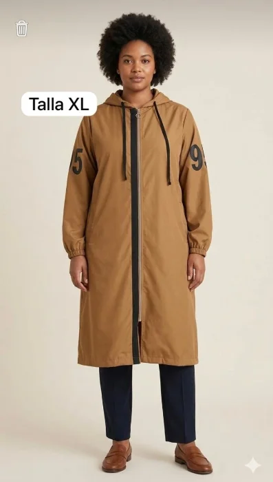 Piloto Trench Gabardina Impermeable