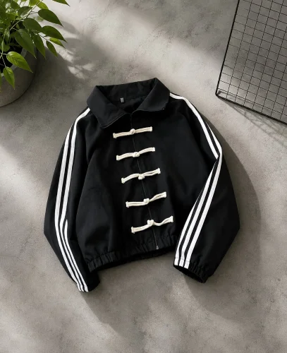 Campera Lineas Gabardina