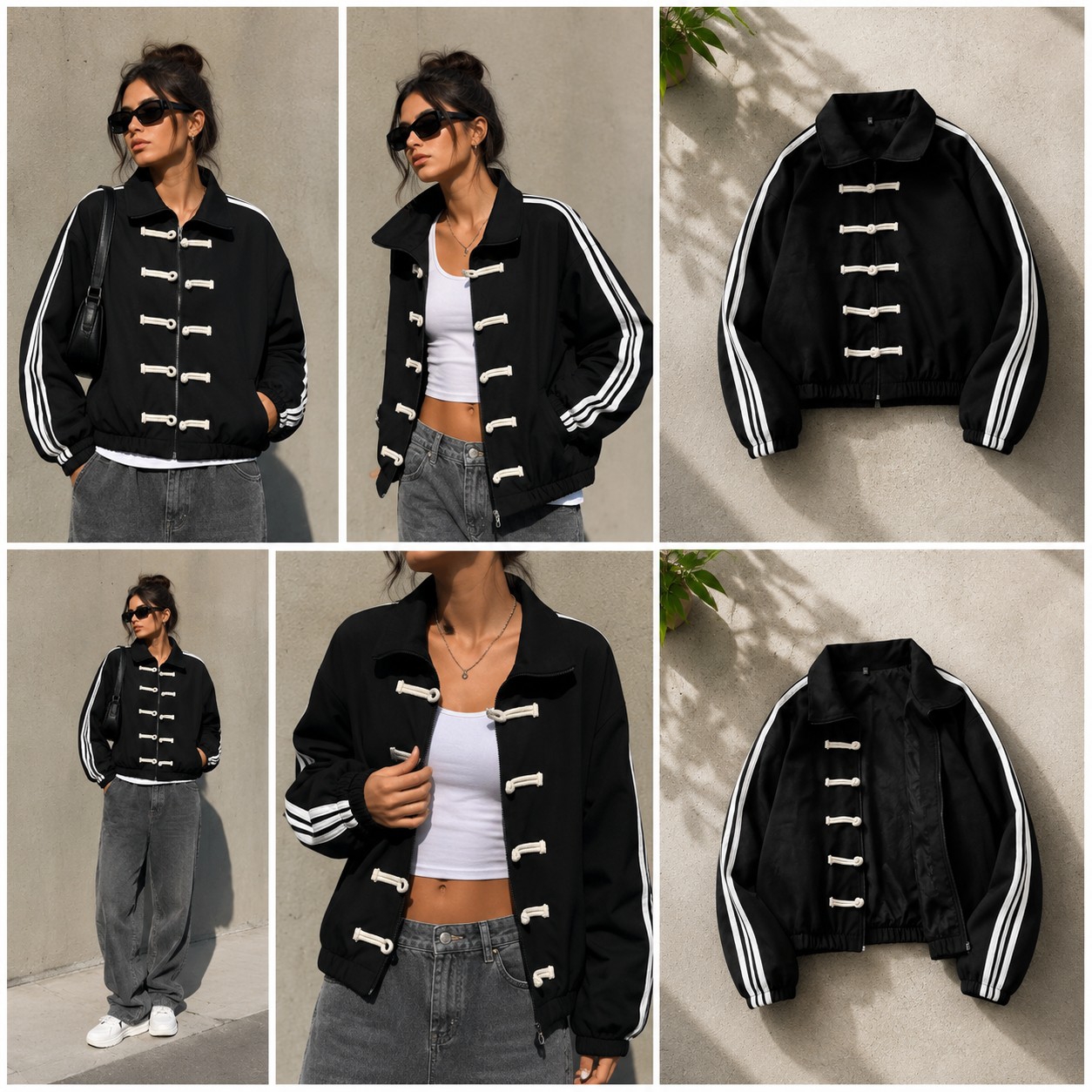 Campera Lineas Gabardina - Imagen 3