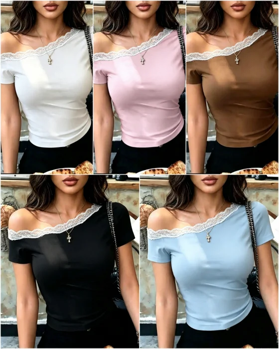 Remera Eva con Puntilla