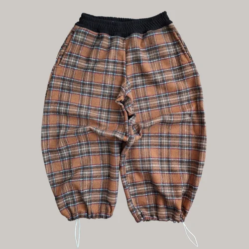 Pantalón Barrel Escocés