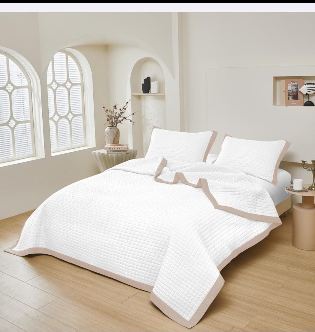 Cubrecama con Fundas de Almohada Queen - Imagen 2
