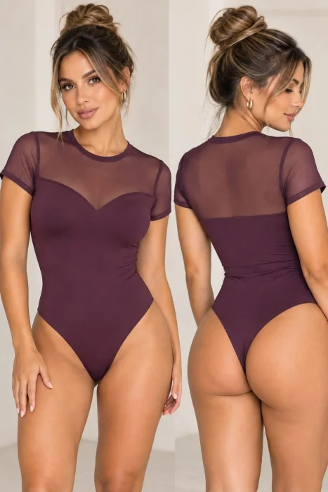Body Corazón Manga Corta