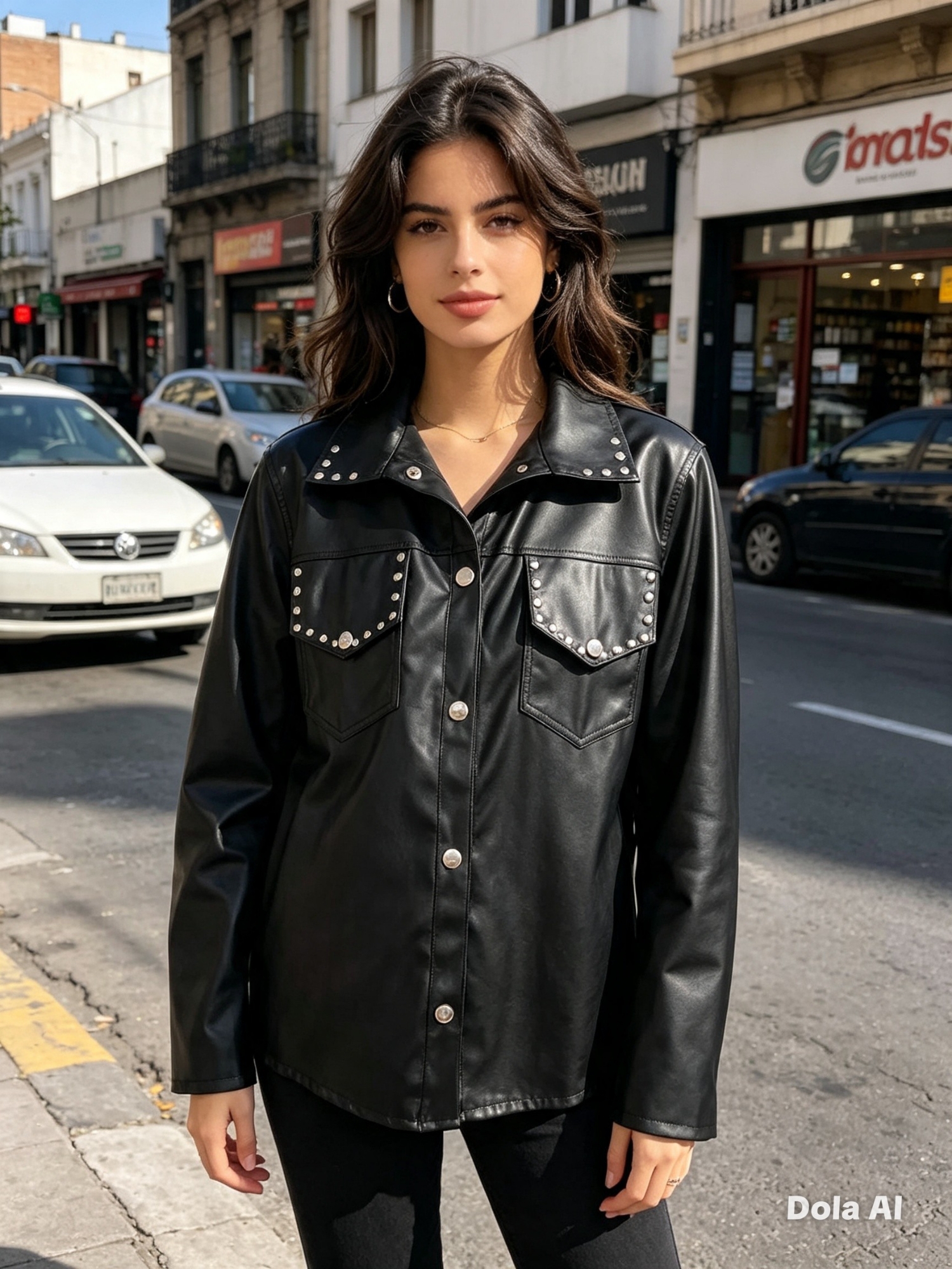 Chaqueta Larga con Estras - Imagen 3