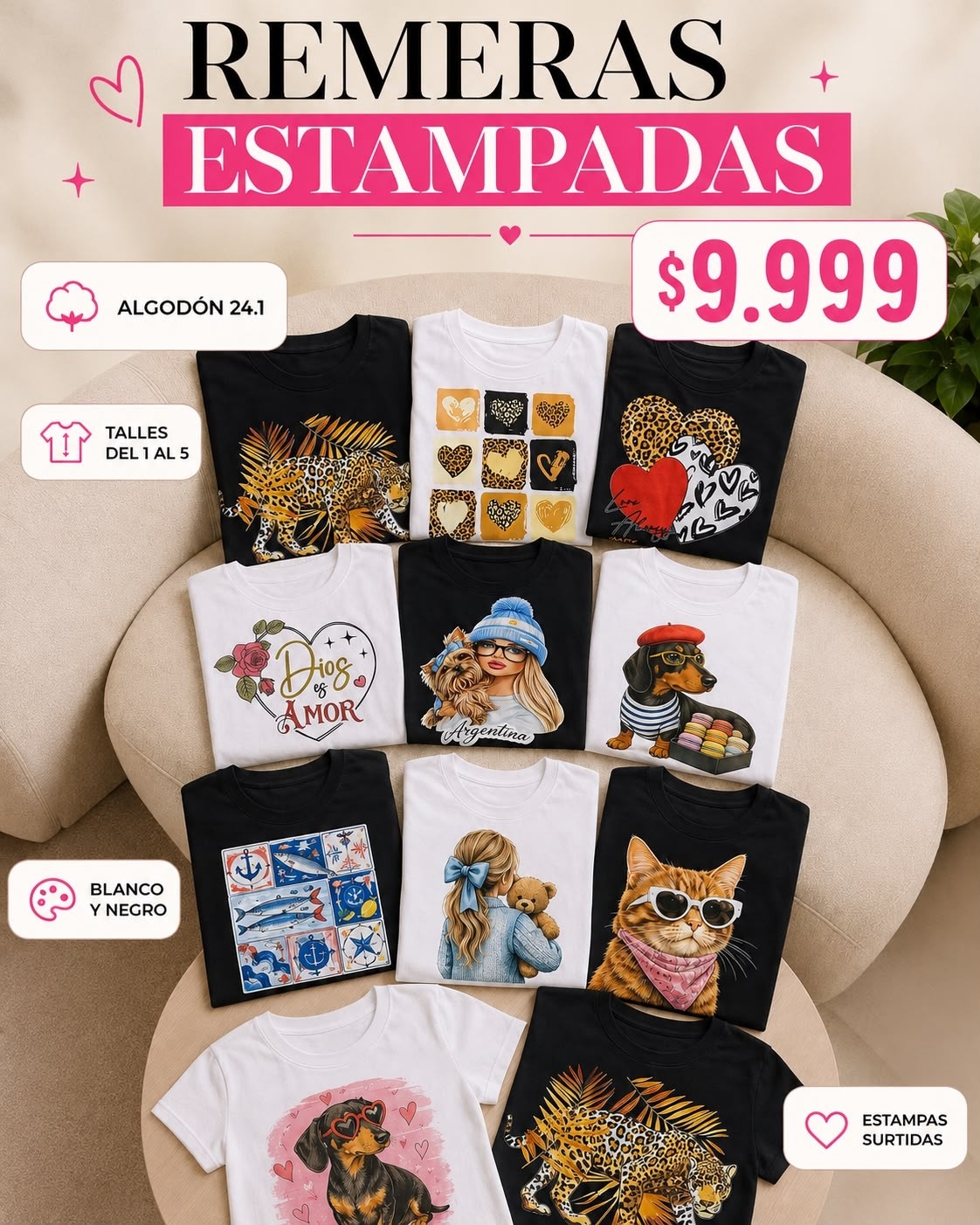 Remeras de Algodón Premium 24.1 Unisex - Imagen 3