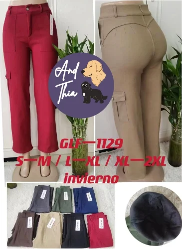 Pantalon Vengalina con Pinzas y Corte Estilo Corazon
