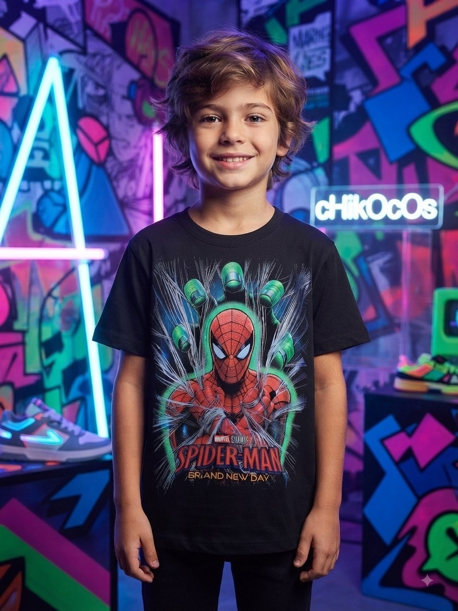 Remeras Nene Brillan Luz Uv - Imagen 2