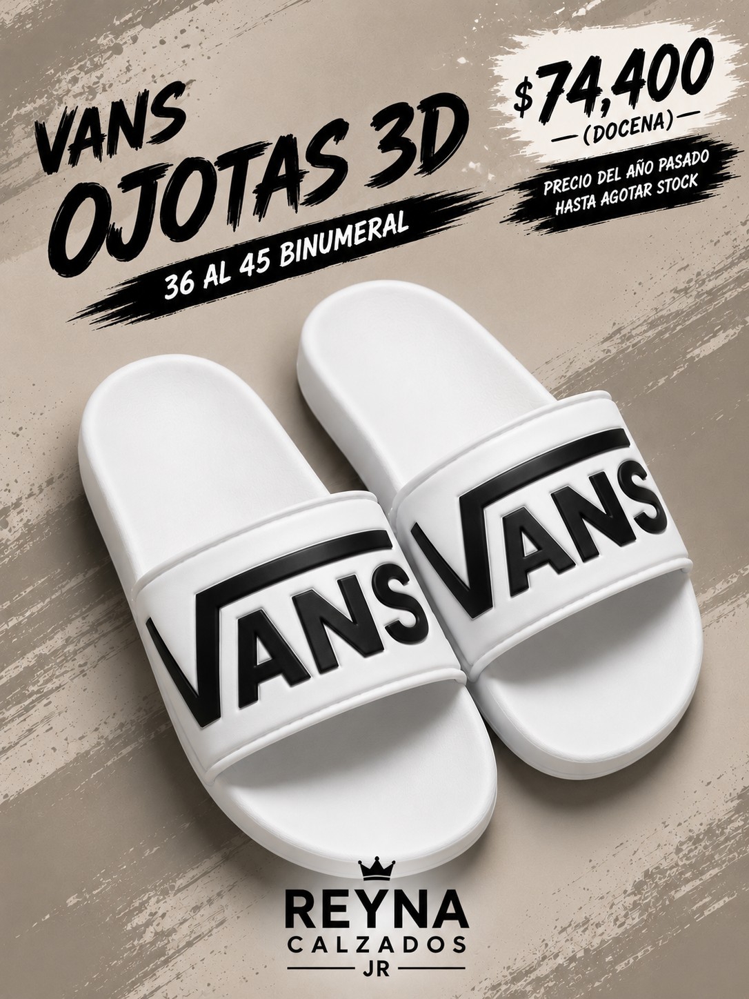 Vans._ojotas 3d  (por Pedido) - Imagen 3