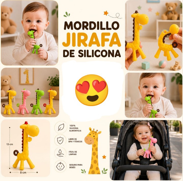 Mordillo Ciliconas Jirafa - Imagen 3